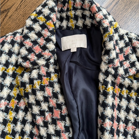 Jcrew collection size 8 Tweed coat - Picture 2 of 5